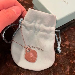 Tiffany necklace and A heart charm